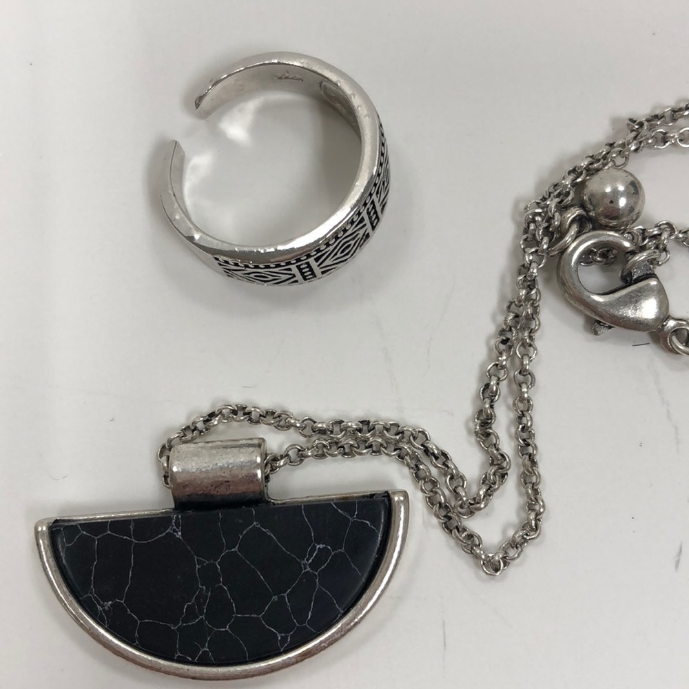 Tribal Necklace and Ring Set